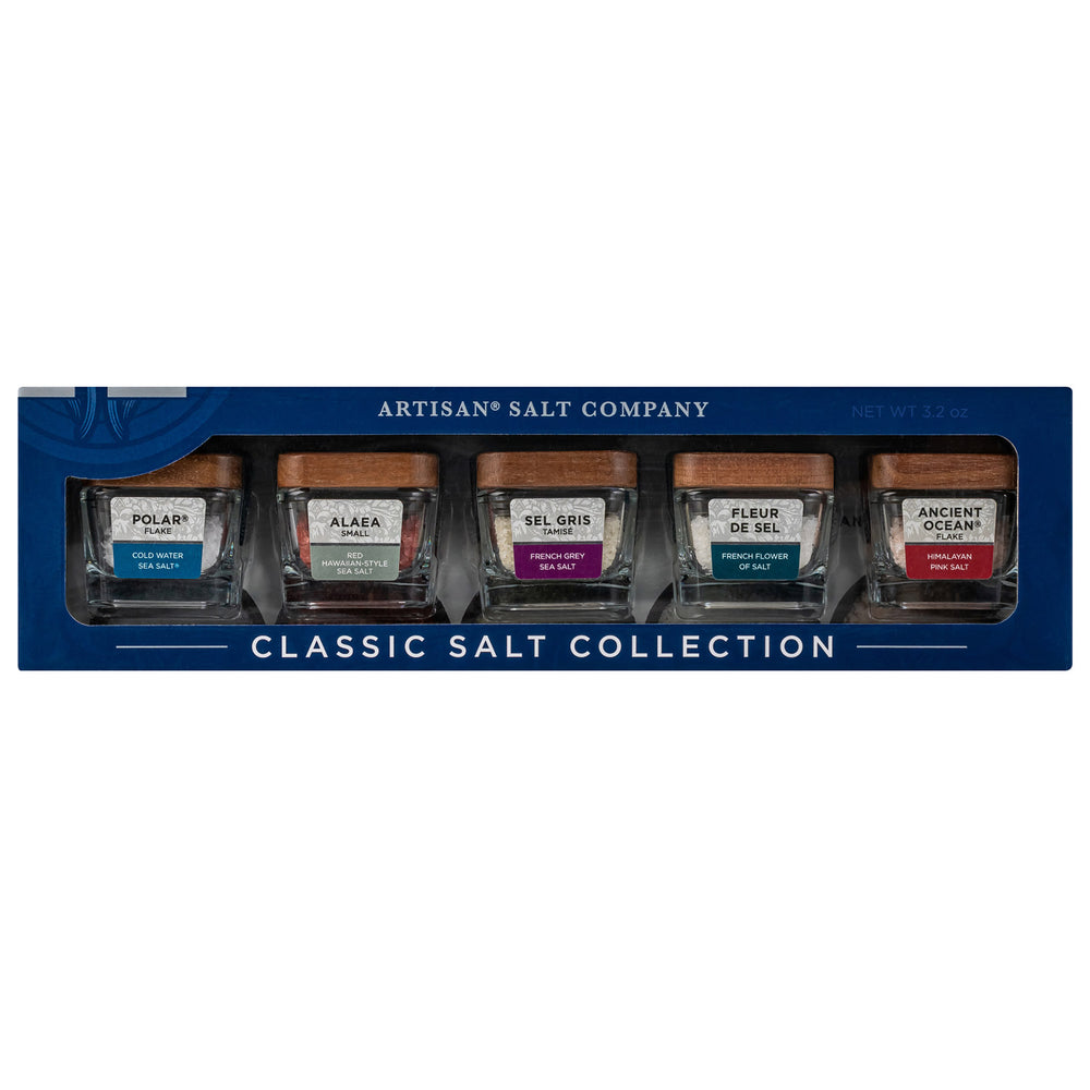 SaltWorks Classic Salt Sampler |Made In Washington | Locally Made Artisan Sea Salts