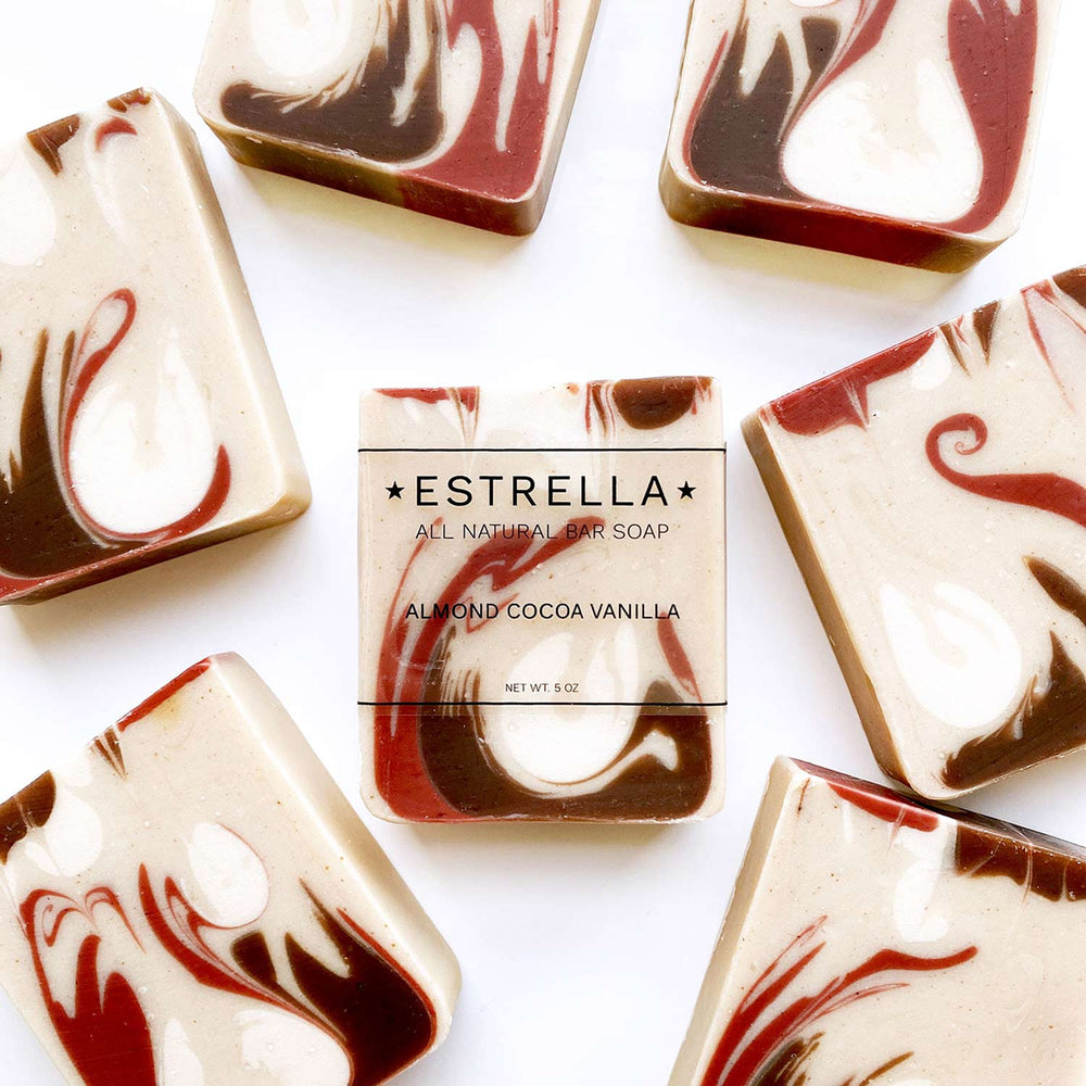 Estrella Soap Almond Cocoa Vanilla Bar Soap | Made In Washington