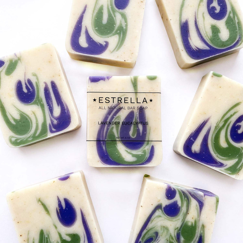 Estrella Soap Lavender Eucalyptus Bar Soap | Made In Washington | Gift