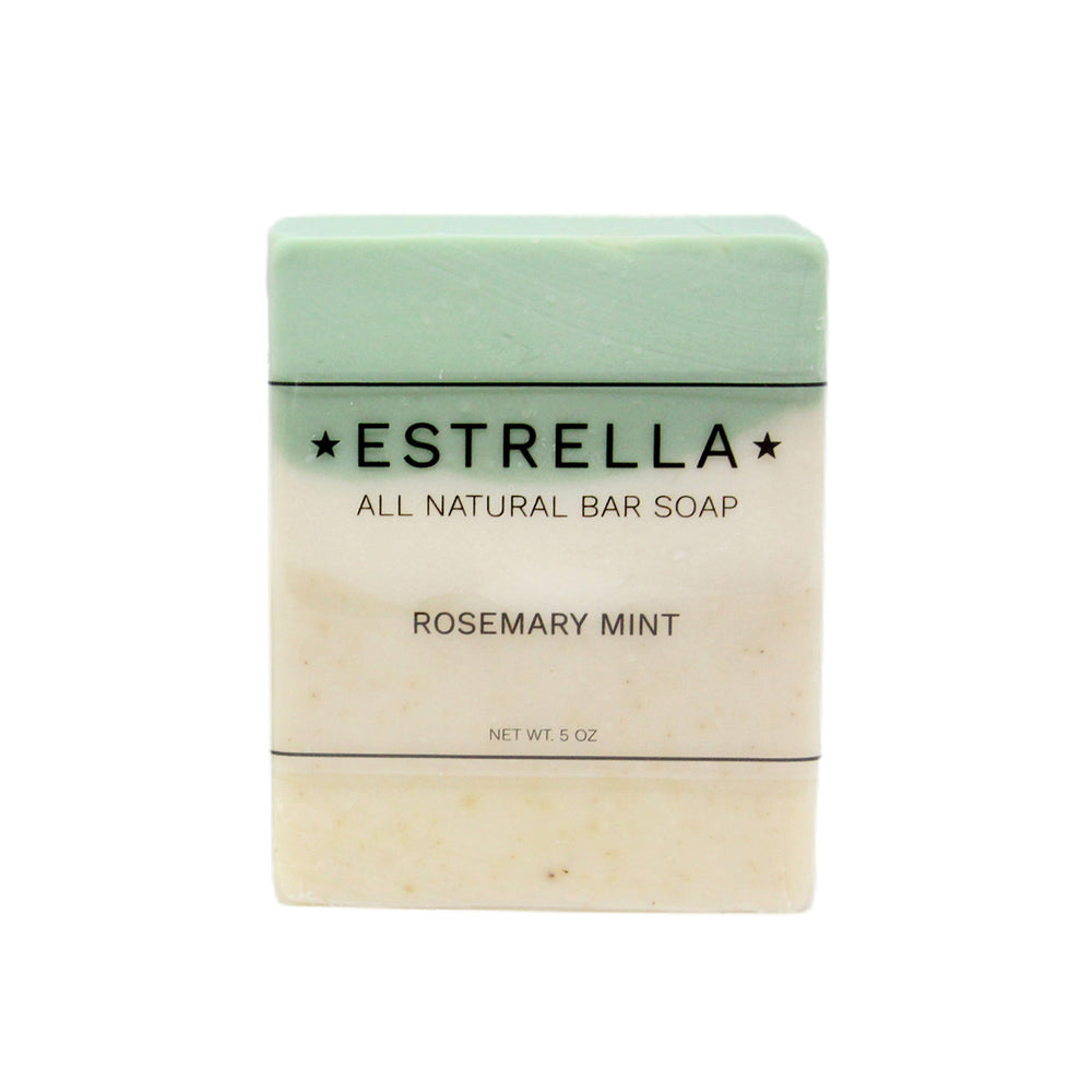 Estrella Soap Rosemary Mint Bar Soap | Made In Washington | Locally Made Soaps
