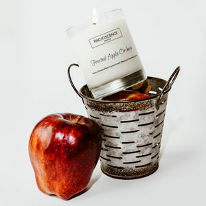 PACIFISCENCE Candles Frosted Apple Orchard Apple Cinnamon | Made In Washington | Seattle Gifts