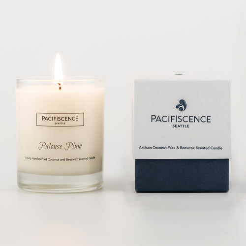 PACIFISCENCE Candles Palouse Plum & Cranberry | Made In Washington | Locally Made Candles