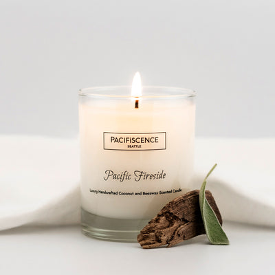 Pacific Fireside Pine & Tobacco Candle