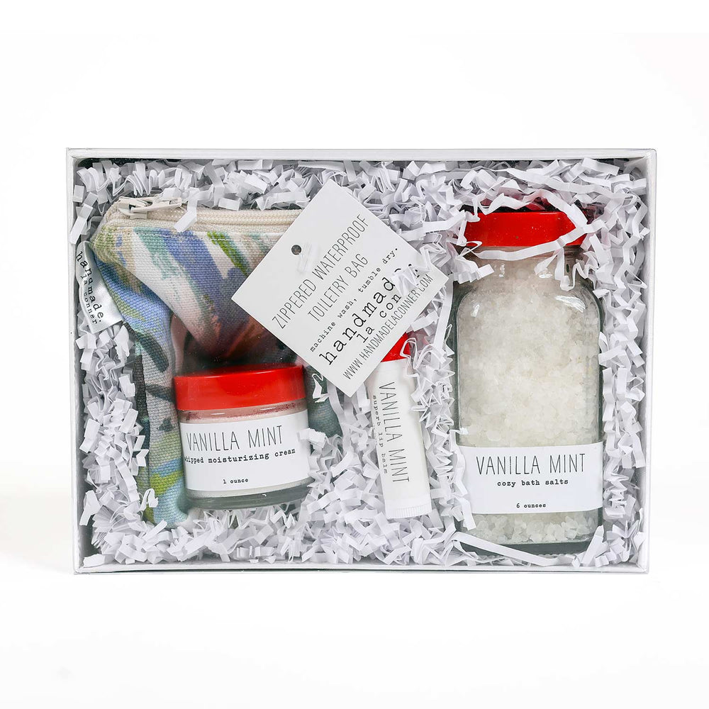 Handmade La Conner Mini Vanilla Mint Set | Made In Washington | Local Gifts For Self Care