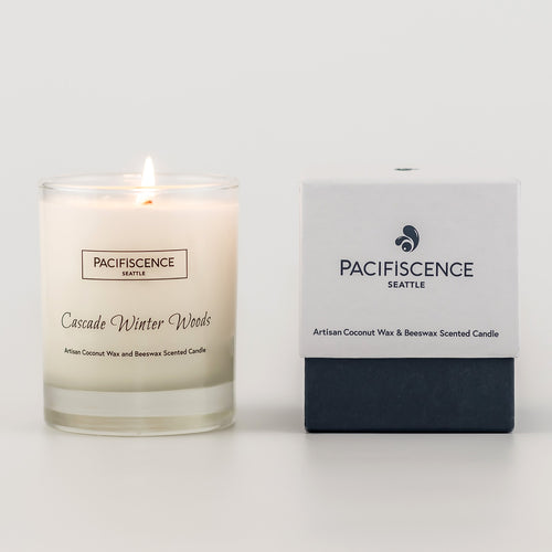 PACIFISCENCE Candles - Cascade Winter Woods Pine & Bayberry | Made In Washington