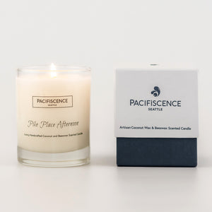 PACIFISCENCE Candles Pike Place Afternoon Rosemary Lavender | Made In Washington | Washington Gifts | Lavender Candles