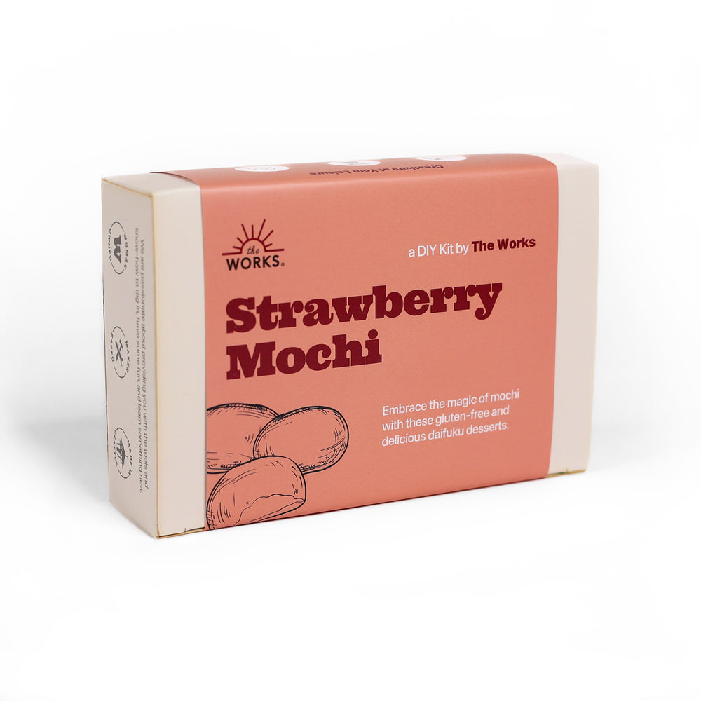 The Works Seattle Strawberry Mochi DIY Kits | Made In Washington | Daifuku Japanese Confection