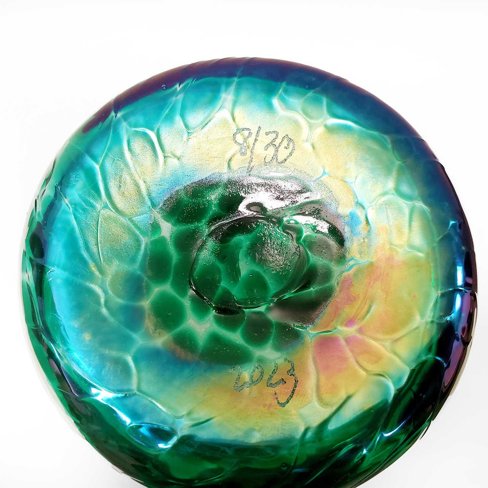 Glass Eye Studio Emerald Green Vase | Made In Washington | Art Glass