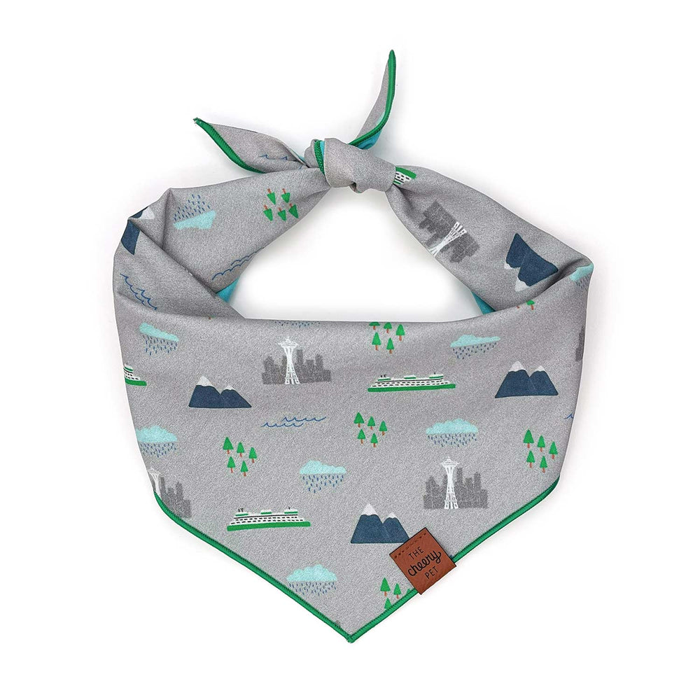 
            
                Load image into Gallery viewer, The Cheery Pet Seattle Dog Bandana | made In Washington | Local Pet Gifts
            
        