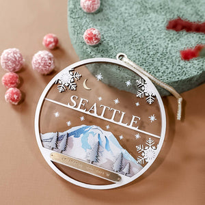 Maison Arbor City I Love Seattle Ornament | Made In Washington | Local Souvenirs