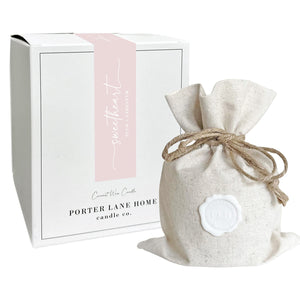 Porter Lane Home Sweetheart Plum & Labdanum Candle | Made In Washington | Local Valentine Gifts