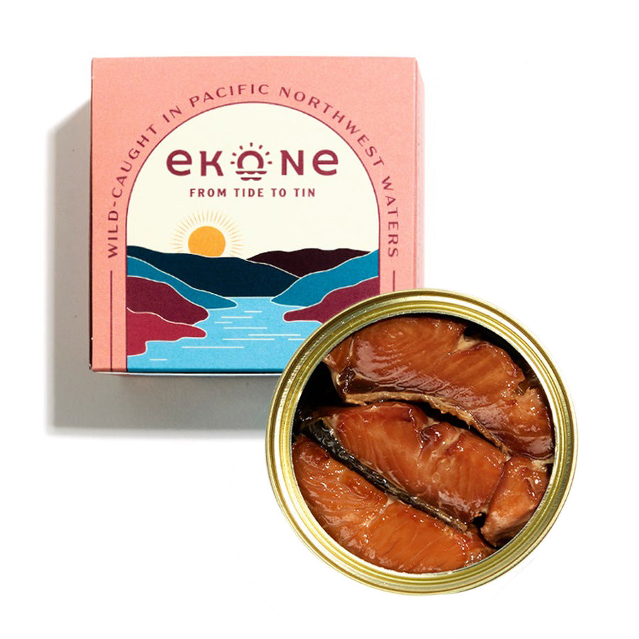 Ekone Oyster Co. Canned Coho Salmon | Made In Washington | PNW Gifts