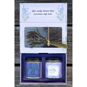 
            
                Load image into Gallery viewer, OrcaSong Farm Lavender Relaxation Spa Box | Made In Washington | Locally Made Gifts
            
        
