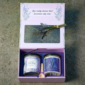 OrcaSong Farm Lavender Relaxation Spa Box | Made In Washington | Locally Made Gifts