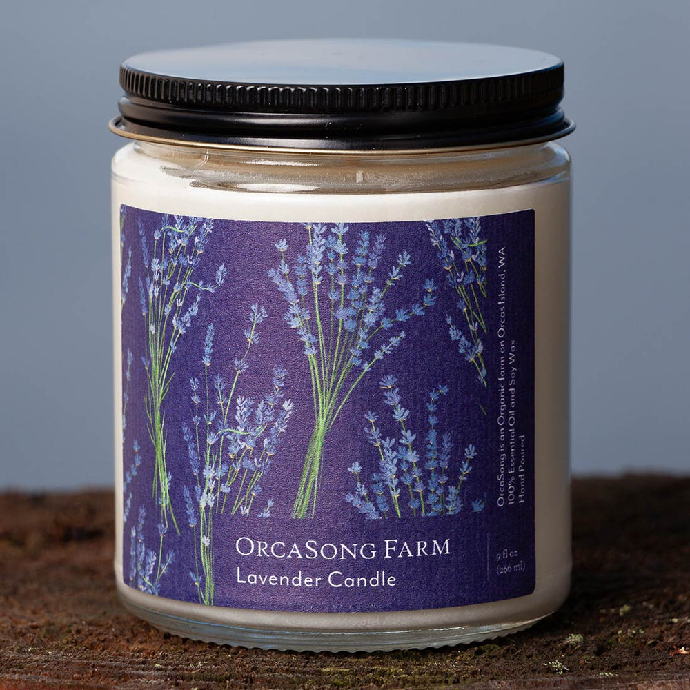 OrcaSong Farm Lavender Relaxation Spa Box | Made In Washington | Locally Made Gifts | Lavender Candle