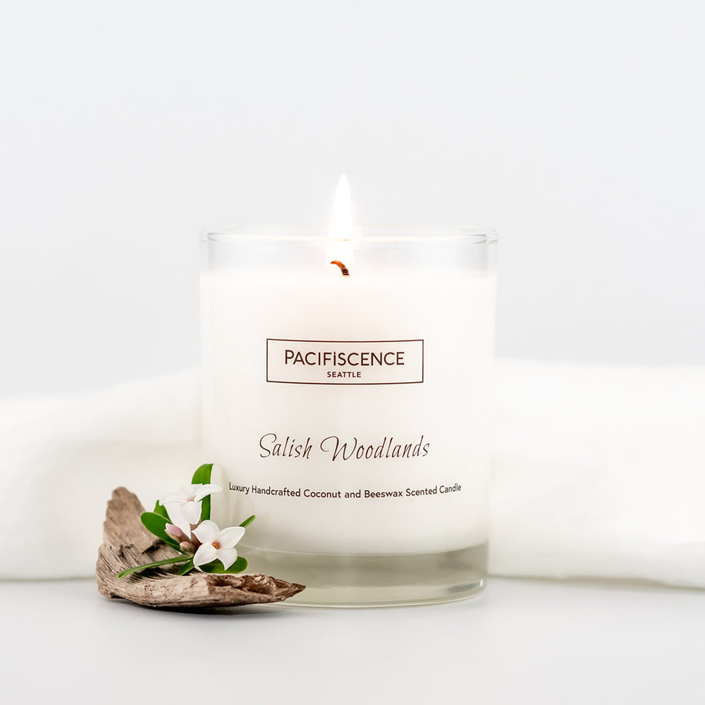 PACIFISCENCE Candles Salish Woodlands | Made In Washington | Gifts From Washington