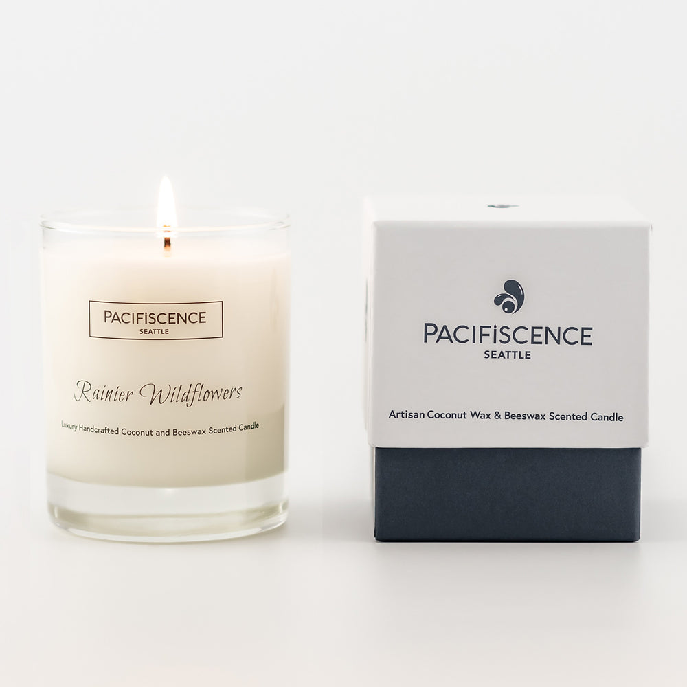 PACIFISCENCE Candles Rainier Wildflowers | Made In Washington | Locally Made Candles