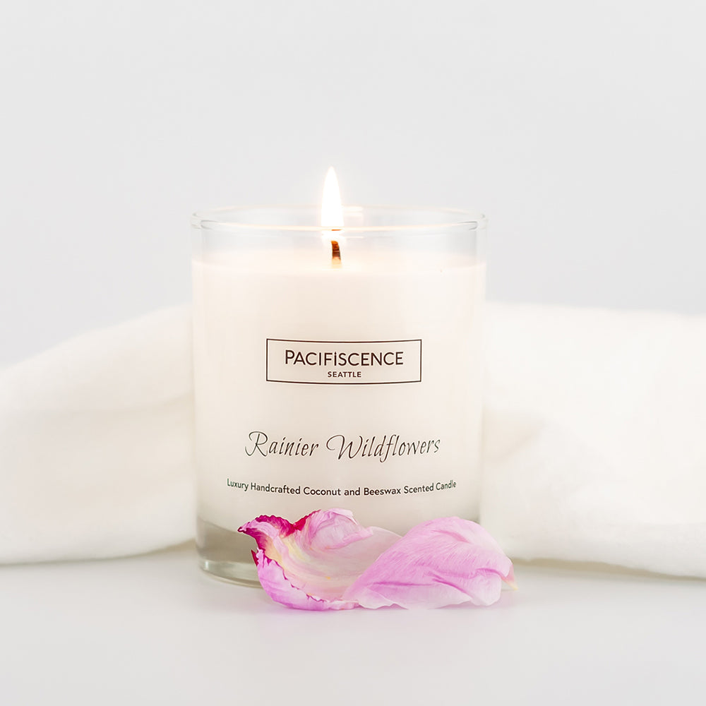 PACIFISCENCE Candles Rainier Wildflowers | Made In Washington | Artisan Candles From Seattle