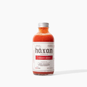
            
                Load image into Gallery viewer, Haxan Ferments Cherry Bomb Hot Sauce | Made In Washington | Naturally Fermented Foodie Gifts
            
        