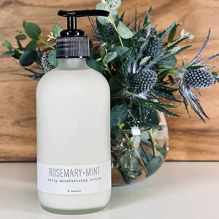 Handmade La Conner  Rosemary Mint Lotion | Made In Washington | Spa Gifts