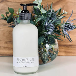Handmade La Conner  Rosemary Mint Lotion | Made In Washington | Spa Gifts
