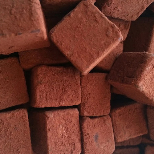 Box of Dolcetta Chocolate Peanut Butter Crisp Milk Chocolate Truffles on a white background | Made In Washington | Dolcetta Artisan Chocolate Gifts