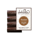 Dolcetta Dark Chocolate Coconut Bar | Made In Washington | Local candy Bar Gifts