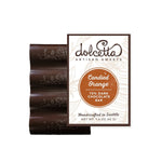 Dolcetta 72% Dark Chocolate Candied Orange Chocolate Bars | Made In Washington | Locally Made Candy Bars