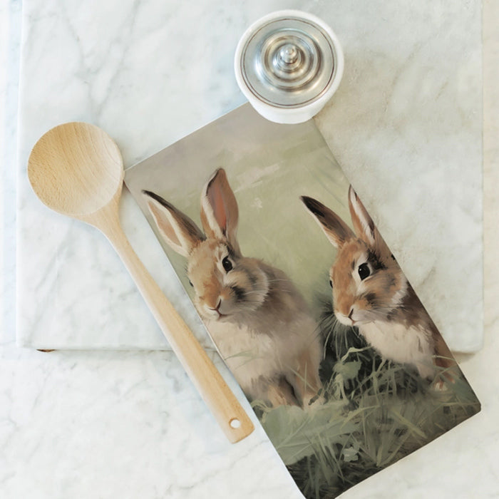
            
                Load image into Gallery viewer, Porter Lane Home Vintage Bunny Tea Towel | Made In Washington | Easter Gifts
            
        