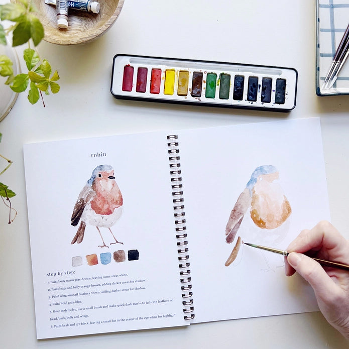 
            
                Load image into Gallery viewer, Emily Lex Studio - Birds Watercolor Workbook
            
        