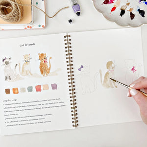 Animals Watercolor Workbook | Made In Washington | Step By Step Painting Book