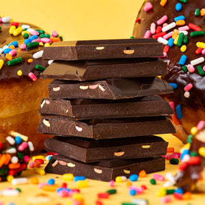 Seattle Chocolate Sprinkle Donut Truffle Bar | Made In Washington | Brunch Menu Chocolate Truffle Bars