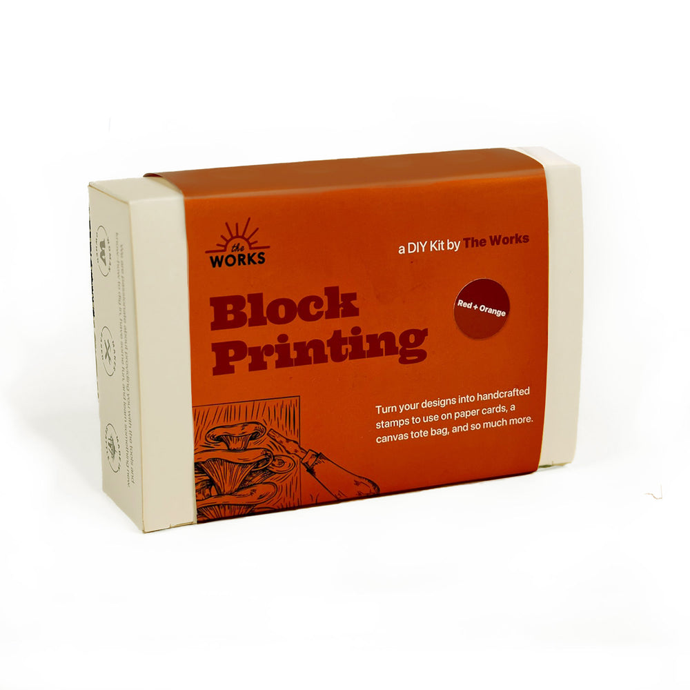 The Works Seattle Block Printing Stamp Kit | Made In Washington | DIY Kit