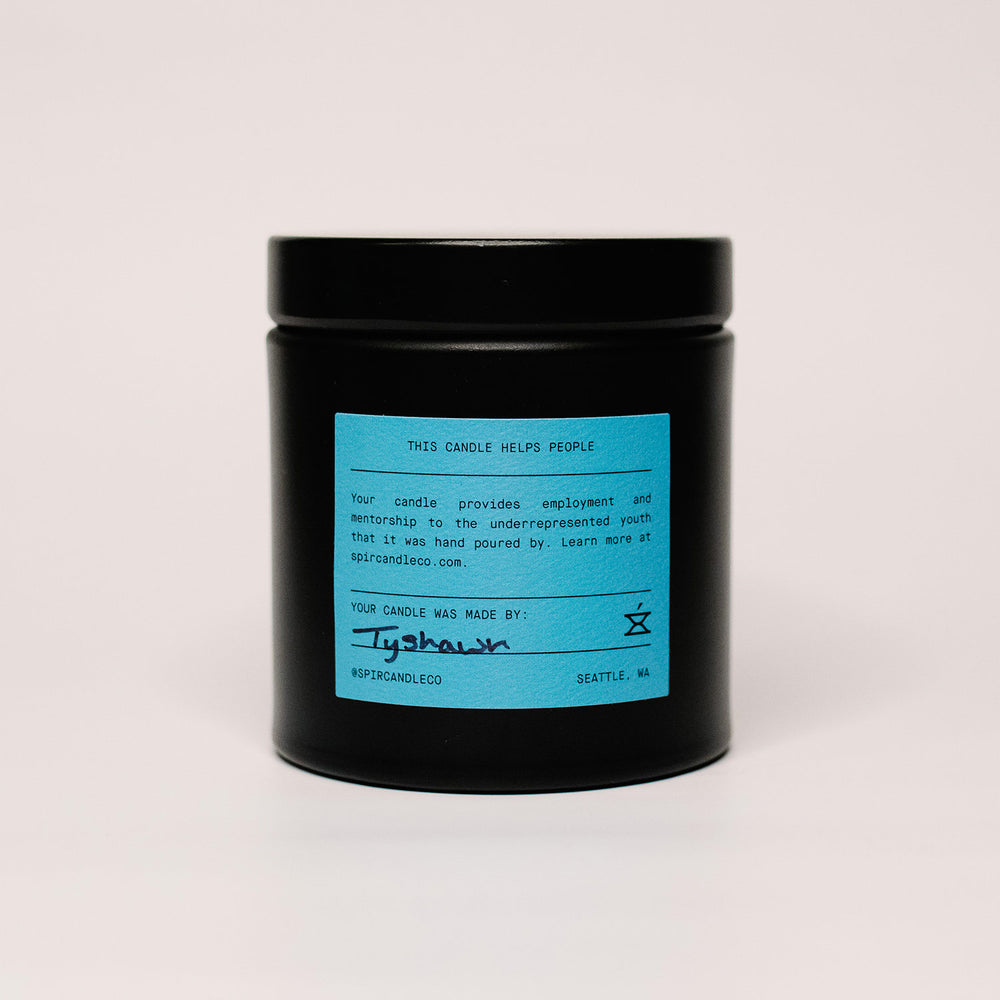 Spír Candle Co | Made In Washington | Reflect Candle | Local Candle hand poured by underrepresented youth