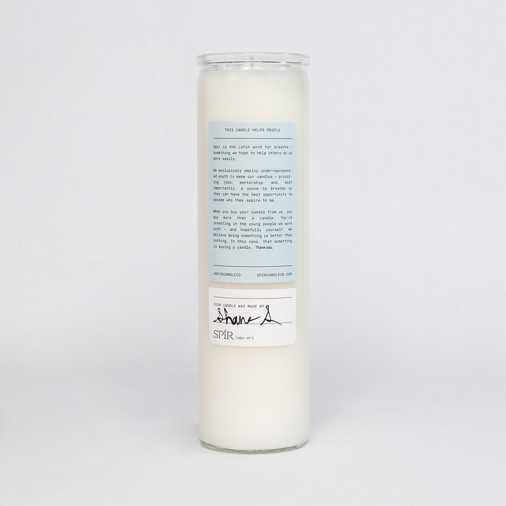Spír Candle Co | Made In Washington | Revive 14 oz Candle | Local Gift Candles made by at-risk youth