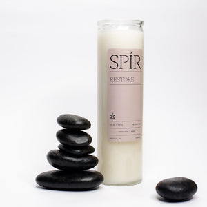 Spír Candle Co | Made In Washington | Restore 14 oz Candle | Local Candle Gifts hand poured by underrepresented youth