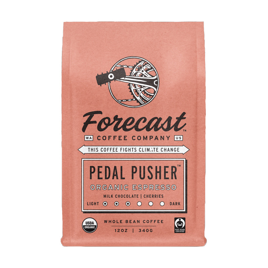 Forecast Coffee Company Pedal Pusher Coffee Bag | Made In Washington | Plant Based Coffee Bags
