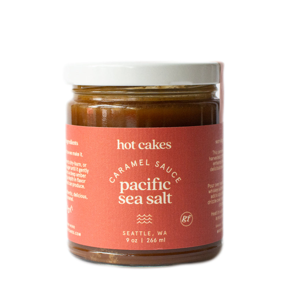 Hot Cakes Pacific Coast Sea Salt Caramel Sauce | Made In Washington | Dessert Toppings