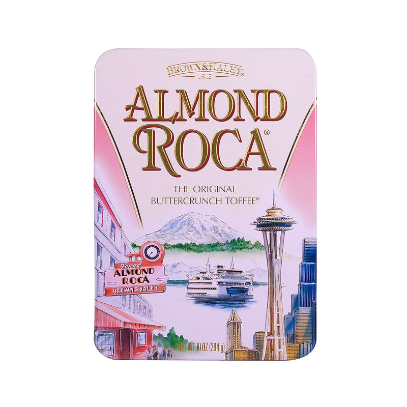 Almond Rocca Gift Box Brown & Haley Almond Roca Gift Tin | Made In Washington | Iconic Candy