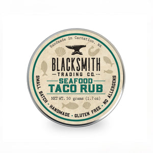 Blacksmith Trading Co Seafood Taco Rub Tin | Made In Washington | Make Your Own Homemade Fish Tacos