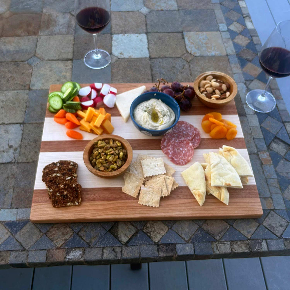 NW Wood Box Charcuterie Board 14" x 18" | Made In Washington | Locally Made Wood Gifts