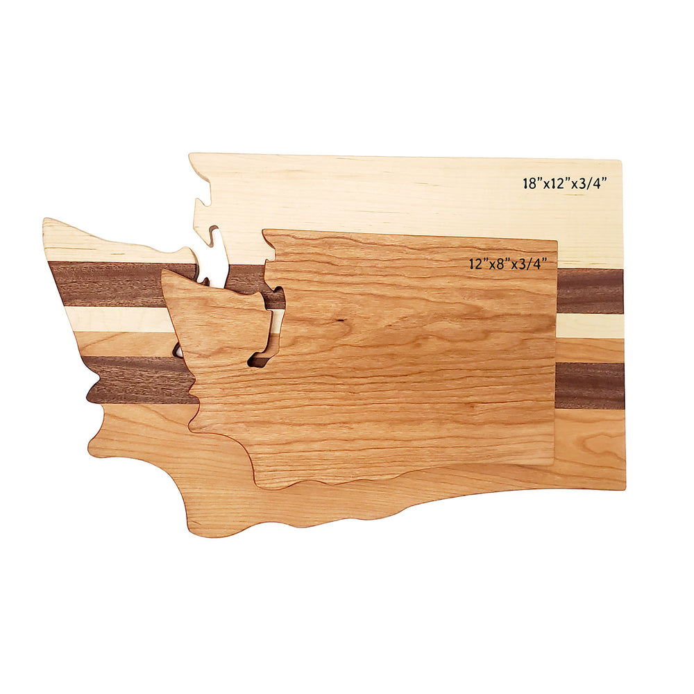 NW Wood Box Small WA State Charcuterie Board | Made In Washington | Foodie Gifts