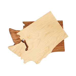 NW Wood Box Small WA State Charcuterie Board | Made In Washington | Washington Made Cutting Boards