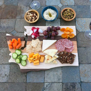 NW Wood Box Large WA State Charcuterie Board | Made In Washington | PNW Gifts | Foodie Gifts