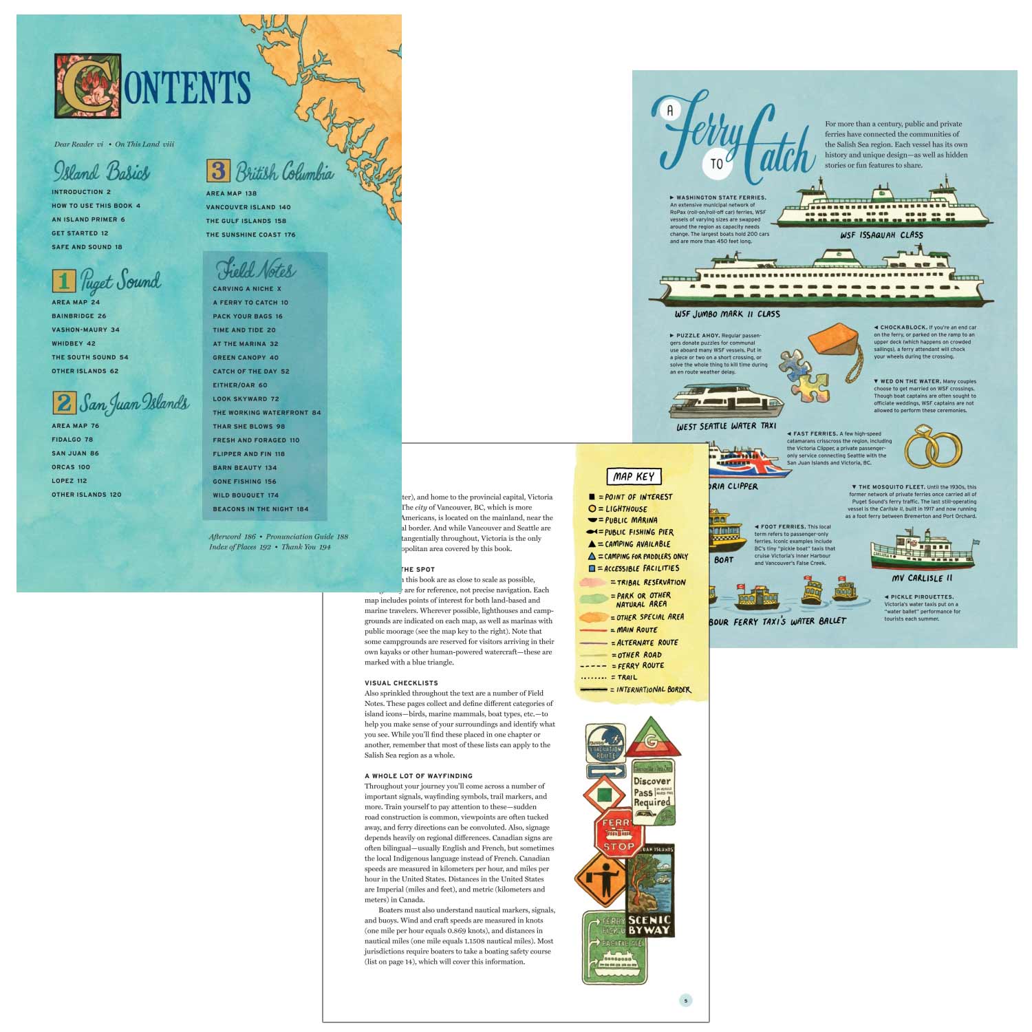 On Island Time Book A Traveler's Atlas Book | Made In Washington | PNW