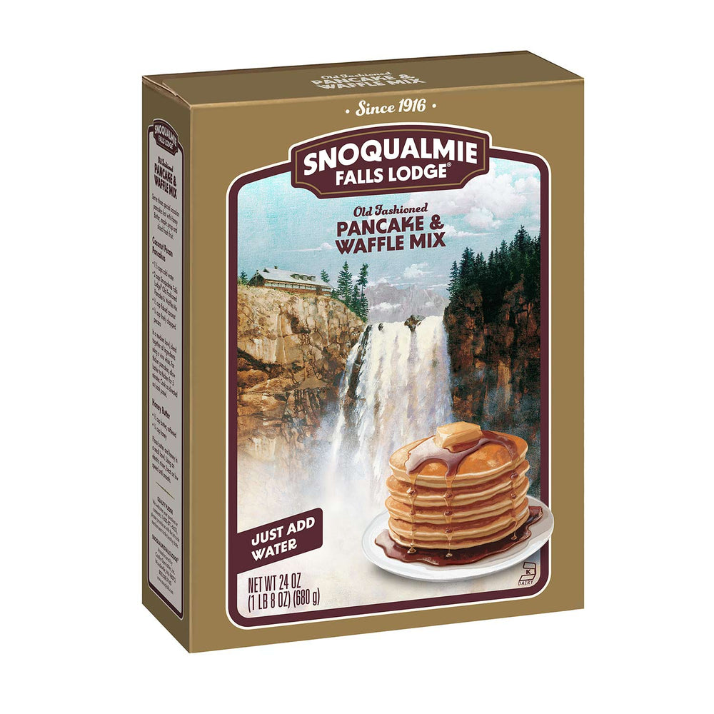 Snoqualmie Falls Lodge Old Fashioned Pancake & Waffle Mix | Made In Washington | PNW Breakfast Tradition