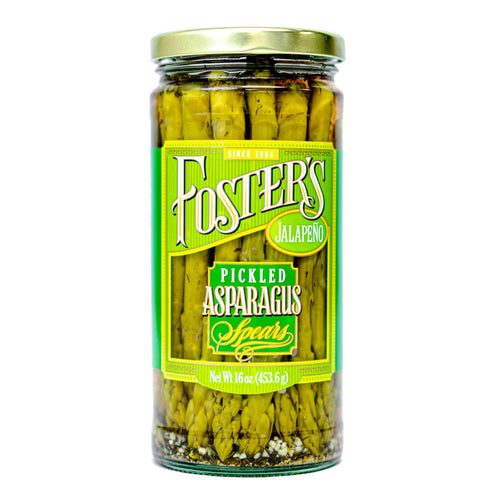 Foster's Pickled Asparagus Spears Jalapeno | Made In Washington | PNW Foodie Gifts