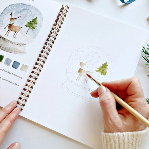 Emily Lex Studio Winter Watercolor Workbooks | Made In Washington | DIY Art Painting