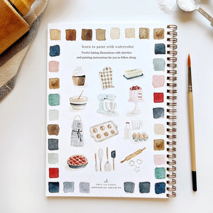 Emily Lex Studio Baking Watercolor Workbooks | Made In Washington | Beginning Watercolors