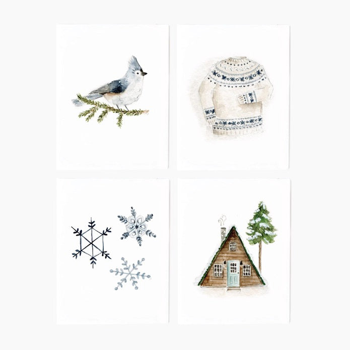 Emily Lex Studio Winter Note Cards | Made In Washington | Local Stationery